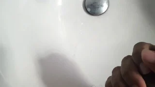 Big black cock | Quick cum at work