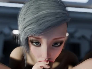 Meta Orbit Best Deepthroat Assfuck in Space Cumshot