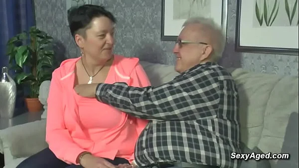 A stunning German amateur mature wife Nicole S in her late fourties and her older husband Willi enjoying in pussy play and blowjob and hardcore sex