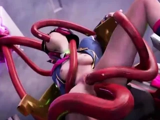 Academy D.Va Tentacle Fucking – Fireboxstudio