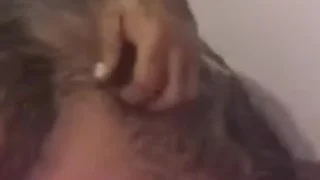 Bear Getting Wet