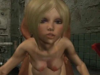 Cartoon Fantasy with pregnant Teen whore