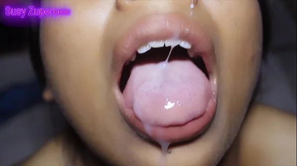 Mas mamadas y corridas faciales, semen  en la boca y tragadas de le leche de mis putitas personales Susy y samanta