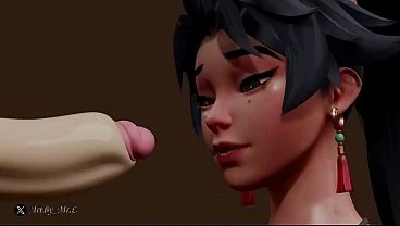 Practice animationg a blowjob – Overwatch