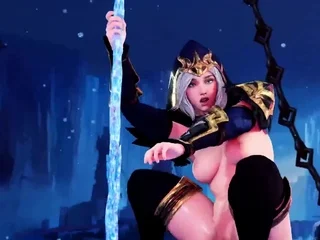 The Hottest Pole Dance Ever 3D Animation by Chikipiko